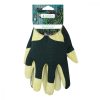 Navaris Semišové zahradnické rukavice, velikost XL, Spandex Fabric, 49174.04