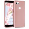 Pouzdro pro Google Pixel 3a, silikonové, růžové zlato, 47590.31