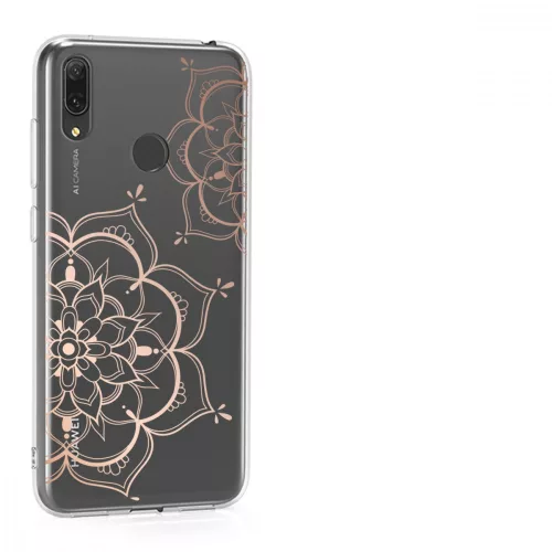 Pouzdro pro Huawei Y7 (2019) / Y7 Prime (2019), silikonové, růžové, 49254.01