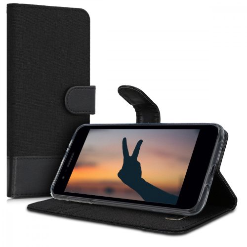 Pouzdro pro LG K8 (2018) / K9, textilní, černé, 44550,73