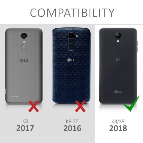 Pouzdro pro LG K8 (2018) / K9, textilní, černé, 44550,73