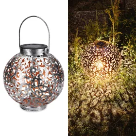   Solární venkovní svítidlo Navaris, LED osvětlení, Kulaté 16 cm, 49371.01