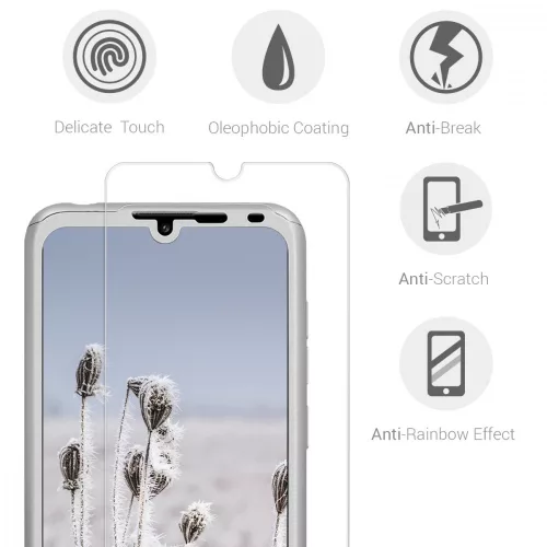Pouzdro pro Huawei Y7 (2019) / Y7 Prime (2019), polykarbonát, stříbrný, 47665,67