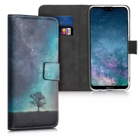   Kryt pro Huawei P20 Lite (2019), ekologická kůže, vícebarevný, 49456.03