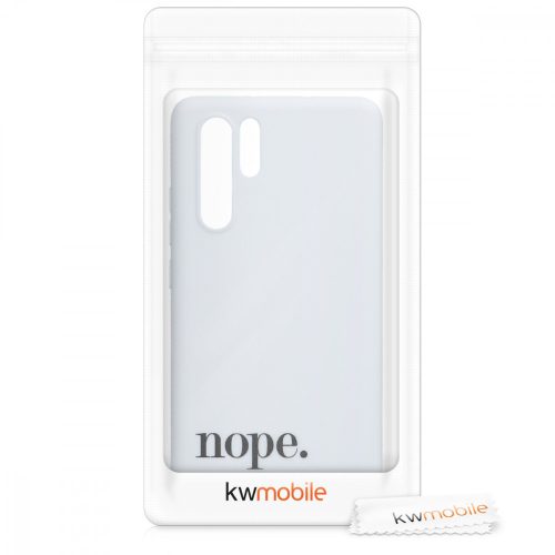 Pouzdro pro Huawei P30 Pro, silikonové, černé, 49468.01