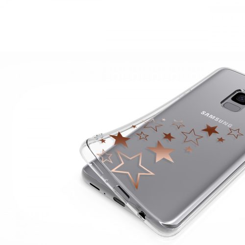 Pouzdro pro Samsung Galaxy S9, silikonové, růžové zlato, 44196.32