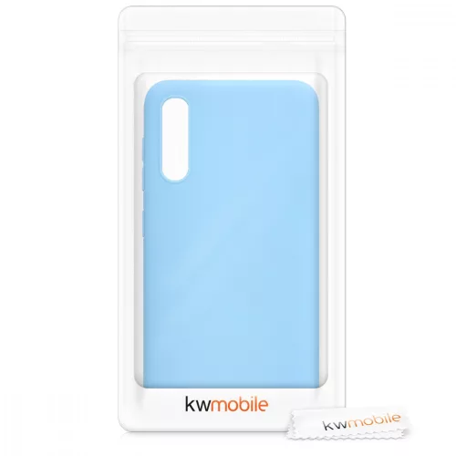 Pouzdro pro Samsung Galaxy A50, silikonové, modré, 48054.161