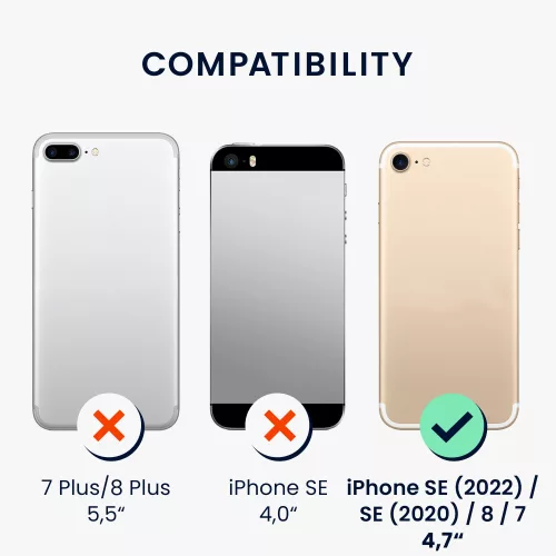 Pouzdro pro Apple iPhone 8 / iPhone 7 / iPhone SE 2, silikonové, průhledné, 47247.21