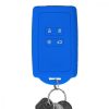 Kryt na klíče od auta pro Renault / Dacia - 4 tlačítka - Keyless Go, silikonový, modrý, 48035.04