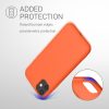 Pouzdro pro Apple iPhone 11, silikonové, oranžové, 49783.69