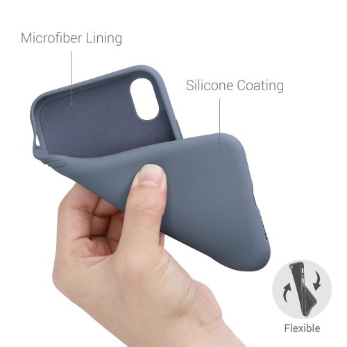 Pouzdro pro Apple iPhone XR, silikonové, modré, 49983.12