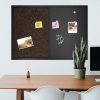 Magnetická tabule kombinovaná s křídou a korkem Navaris, 90 x 60 cm, 49999,01