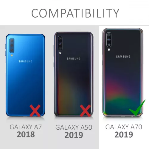 Pouzdro pro Samsung Galaxy A70, silikonové, červené, 48430.36