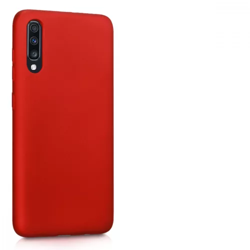 Pouzdro pro Samsung Galaxy A70, silikonové, červené, 48430.36