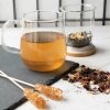 Cana de ceai Navaris cu infuzor si capac bambus, 500 ml, rezistenta la temperaturi, 50093.01