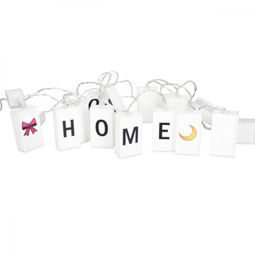 Navaris LED světelný řetěz s 20 boxy, 2,2 m, 252 písmeny, číslicemi a symboly, 50164.01