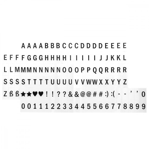 Navaris LED světelný řetěz s 20 boxy, 2,2 m, 252 písmeny, číslicemi a symboly, 50164.01