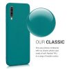 Pouzdro pro Samsung Galaxy A70, silikonové, zelené, 48427.57