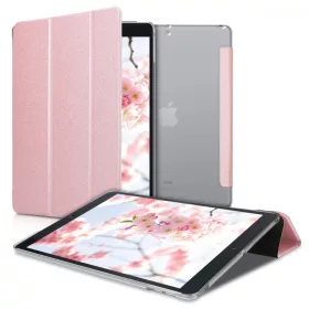   Pouzdro pro Apple iPad 10.2 2019, ekologická kůže, růžové, 50343.81