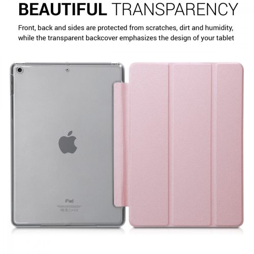 Pouzdro pro Apple iPad 10.2 2019, ekologická kůže, růžové, 50343.81