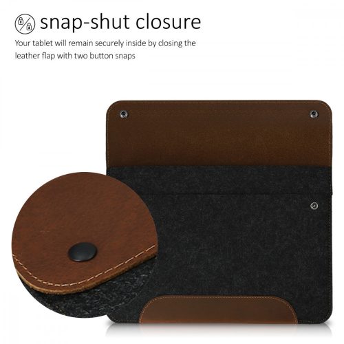 Pouzdro pro Apple iPad Pro 12,9" 2015 / Apple iPad Pro 12,9" 2017, textilie, šedé, 50428.01