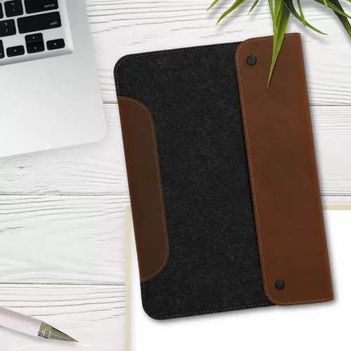 Pouzdro pro Apple iPad Mini 5, textilní, šedé, 50430.01