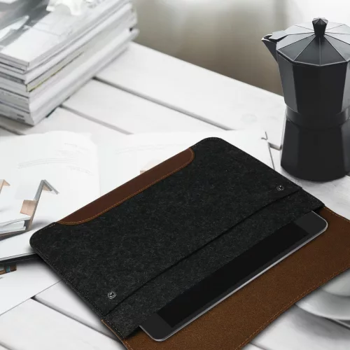 Pouzdro pro Apple iPad Mini 5, textilní, šedé, 50430.01