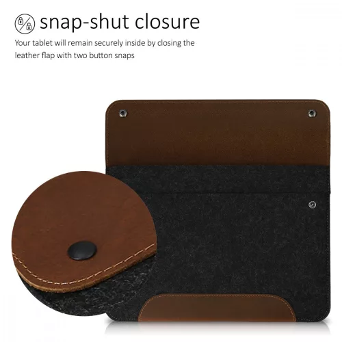 Pouzdro pro Apple iPad Mini 5, textilní, šedé, 50430.01