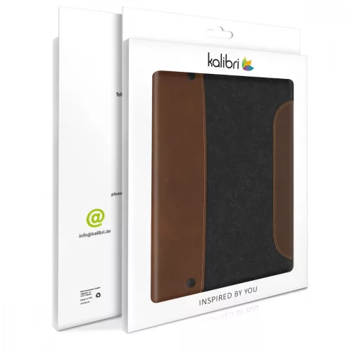 Pouzdro pro Apple iPad Mini 5, textilní, šedé, 50430.01