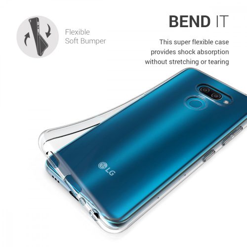 Pouzdro pro LG K50, silikonové, průhledné, 50459.03