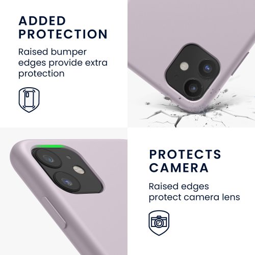 Pouzdro pro Apple iPhone 11, silikonové, fialové, 49724.109