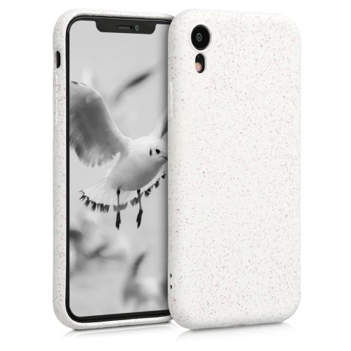 Pouzdro pro Apple iPhone XR, rostlinná vlákna, bílé, 49105.02