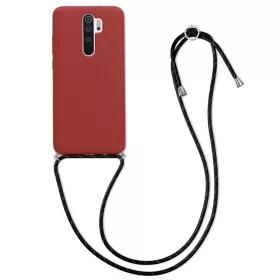   Pouzdro pro Xiaomi Redmi Note 8 Pro, silikonové, červené, 50613.20