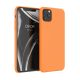 Pouzdro pro Apple iPhone 11 Pro Max, silikonové, oranžové, 49725.150