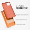 Pouzdro pro Apple iPhone 11 Pro Max, silikonové, oranžové, 49725.150