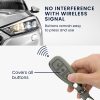 Pouzdro na klíče od auta pro Ford - 3 tlačítka - Keyless Go, kwmobile, nubuková kůže, šedá, 49597.03