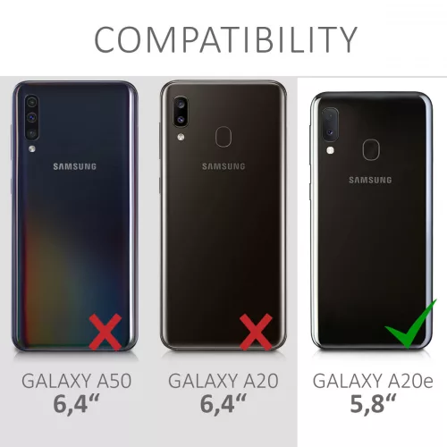Pouzdro pro Samsung Galaxy A20e, silikonové, zelené, 48738.171