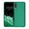 Pouzdro pro Samsung Galaxy A70, silikonové, zelené, 48430.170