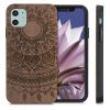 Pouzdro pro iPhone 11, Dřevo, Hnědá, 49799.04