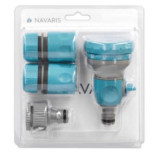 Sada 4 hadicových spojek Navaris, tryska, sada faucetů, spojka hadice, 51021.01