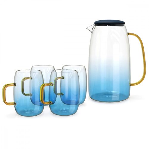 Karafa na vodu Navaris 1,55 l se 4 sklenicemi, Universal, Glass, 51066.04.05