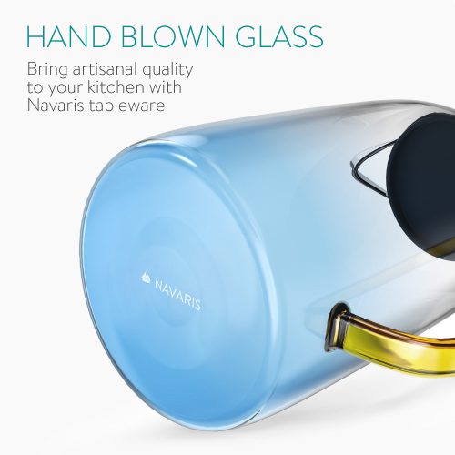 Karafa na vodu Navaris 1,55 l se 4 sklenicemi, Universal, Glass, 51066.04.05