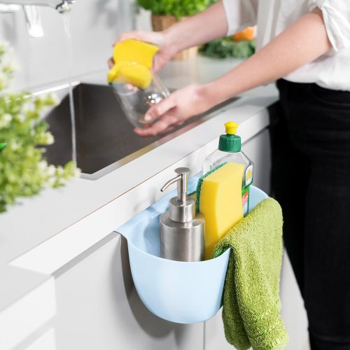 Sada 2x Sběrný koš na kuchyňský odpad, 4 litry, 29 x 12 x 11 cm, 46978.02