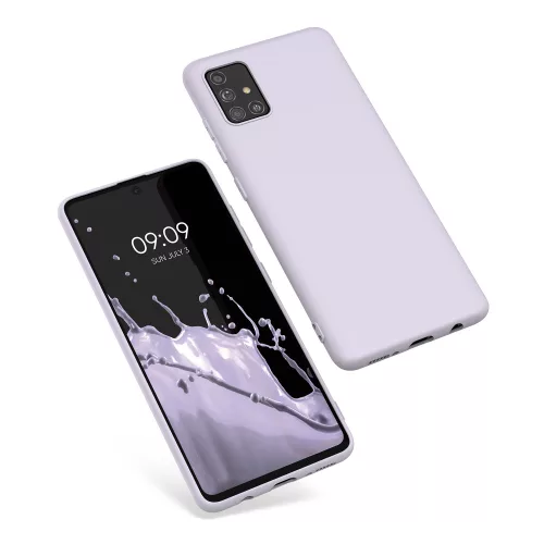 Pouzdro pro Samsung Galaxy A51, silikonové, fialové, 51196.108