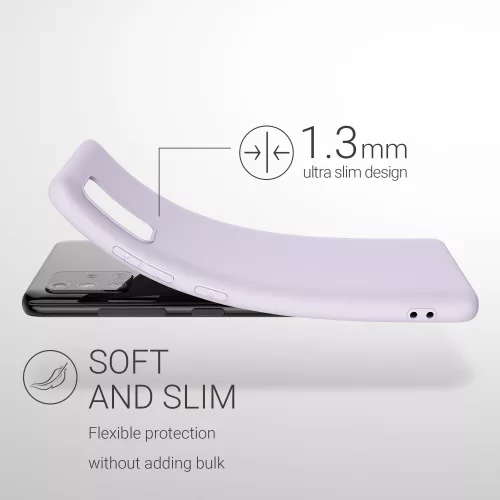 Pouzdro pro Samsung Galaxy A51, silikonové, fialové, 51196.108