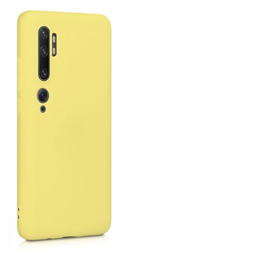 Pouzdro pro Xiaomi Mi Note 10 / Mi Note 10 Pro, silikonové, žluté, 50948.49