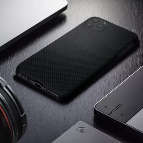 Pouzdro pro Apple iPhone 11 Pro Max, Aramid, Black, 49735.01
