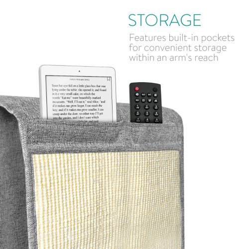 Ochrana proti poškrábání pro kočky Navaris s kapsami, 63 x 45 cm, Sisal, 48412.25.02