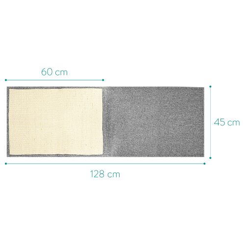 Ochrana proti poškrábání pro kočky Navaris s kapsami, 63 x 45 cm, Sisal, 48412.25.02