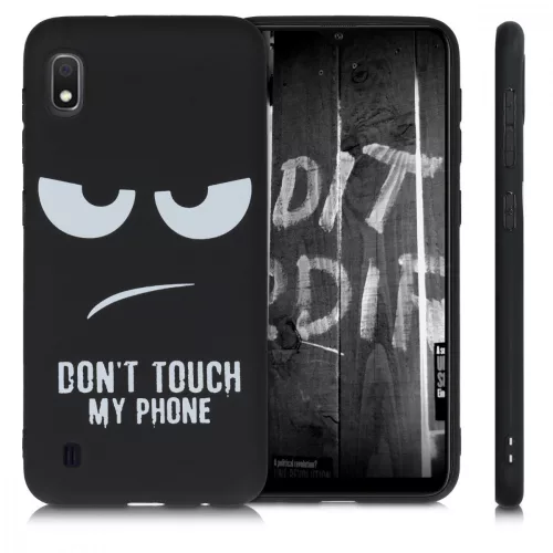 Pouzdro pro Samsung Galaxy A10, silikonové, černé, 50035.02
